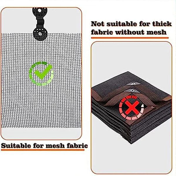 Planet Gates 40PCS 300pcs Shade Cloth Plastic Clips Sun Shade Net Clips Greenhouse Fabric Fix Clamps Accessories Grommet Fence Netting Hook