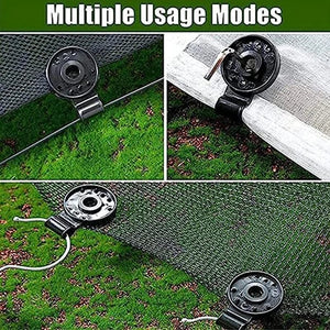 Planet Gates 40PCS 300pcs Shade Cloth Plastic Clips Sun Shade Net Clips Greenhouse Fabric Fix Clamps Accessories Grommet Fence Netting Hook