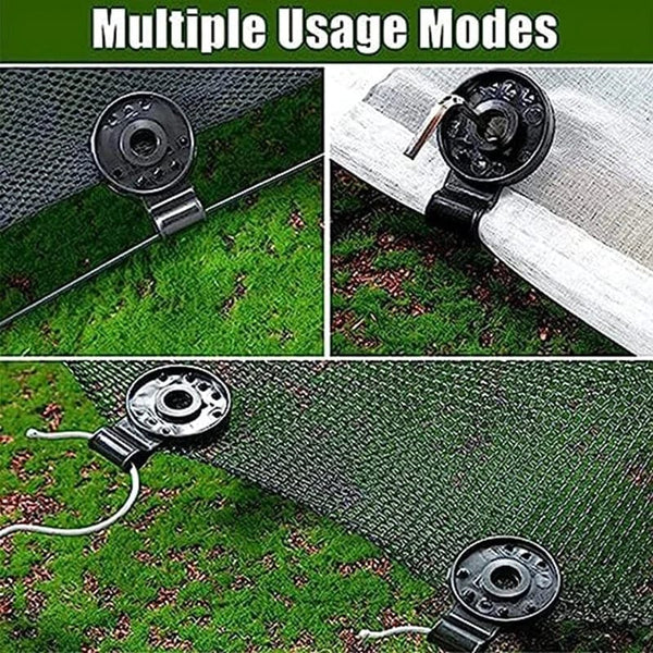 Planet Gates 40PCS 300pcs Shade Cloth Plastic Clips Sun Shade Net Clips Greenhouse Fabric Fix Clamps Accessories Grommet Fence Netting Hook