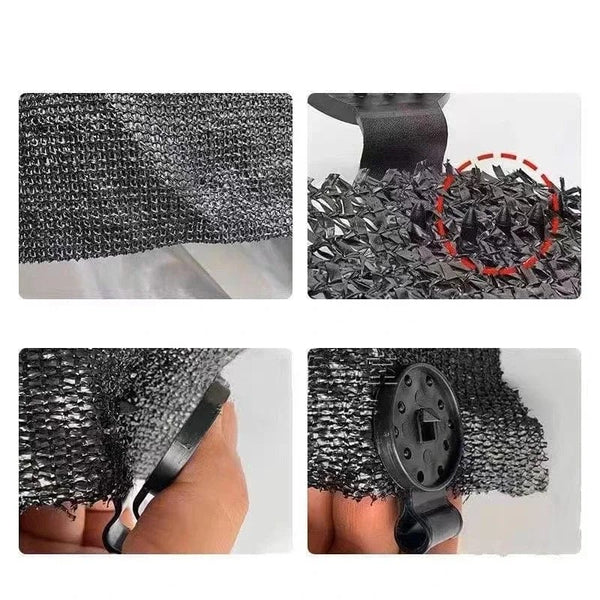 Planet Gates 40PCS 300pcs Shade Cloth Plastic Clips Sun Shade Net Clips Greenhouse Fabric Fix Clamps Accessories Grommet Fence Netting Hook