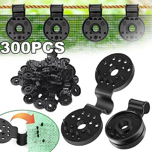 Planet Gates 40PCS 300pcs Shade Cloth Plastic Clips Sun Shade Net Clips Greenhouse Fabric Fix Clamps Accessories Grommet Fence Netting Hook