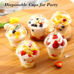Planet Gates 40pcs 40pcs Crystal Clear Plastic Cups - Perfect For Desserts, Parfaits, Ice Cream, And Cupcakes, Party Supplies, Tableware Accessories