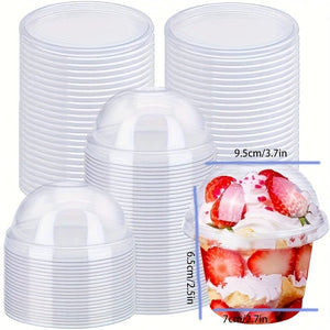 Planet Gates 40pcs 40pcs Crystal Clear Plastic Cups - Perfect For Desserts, Parfaits, Ice Cream, And Cupcakes, Party Supplies, Tableware Accessories