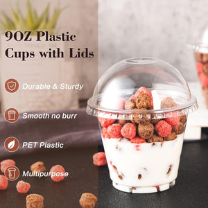 Planet Gates 40pcs 40pcs Crystal Clear Plastic Cups - Perfect For Desserts, Parfaits, Ice Cream, And Cupcakes, Party Supplies, Tableware Accessories