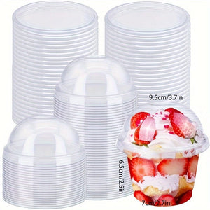 Planet Gates 40pcs 40pcs Crystal Clear Plastic Cups - Perfect For Desserts, Parfaits, Ice Cream, And Cupcakes, Party Supplies, Tableware Accessories
