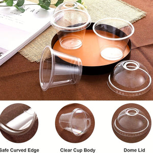 Planet Gates 40pcs 40pcs Crystal Clear Plastic Cups - Perfect For Desserts, Parfaits, Ice Cream, And Cupcakes, Party Supplies, Tableware Accessories