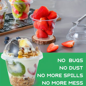 Planet Gates 40pcs 40pcs Crystal Clear Plastic Cups - Perfect For Desserts, Parfaits, Ice Cream, And Cupcakes, Party Supplies, Tableware Accessories