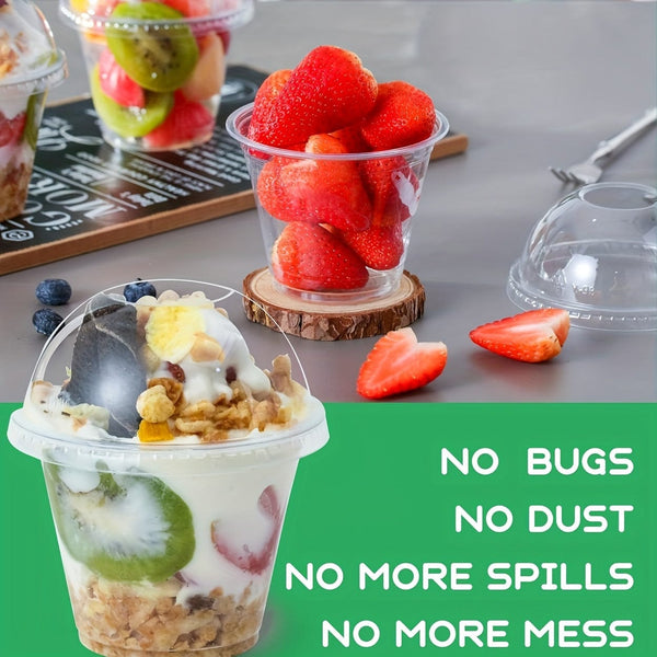 Planet Gates 40pcs 40pcs Crystal Clear Plastic Cups - Perfect For Desserts, Parfaits, Ice Cream, And Cupcakes, Party Supplies, Tableware Accessories