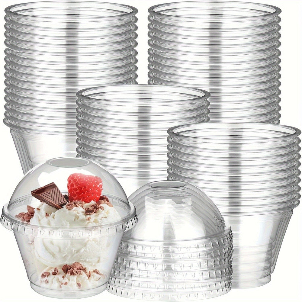 Planet Gates 40pcs 40pcs Crystal Clear Plastic Cups - Perfect For Desserts, Parfaits, Ice Cream, And Cupcakes, Party Supplies, Tableware Accessories
