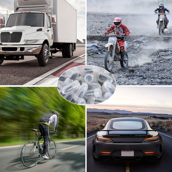 Planet Gates 40pcs 40pcs (S 20pcs+L 20pcs) Separately Packaged, Vacuum Tire Quick Repair Kit With Spiral Rubber Nails, Suitable For Automobiles And Motorcycles