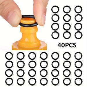 Planet Gates 40PCS 40pcs/set 1/4 M22 O-Rings + 3/8 O-Rings Rubber For Pressure Washer Hose Quick Disconnect Solid Durable