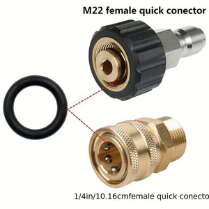 Planet Gates 40PCS 40pcs/set 1/4 M22 O-Rings + 3/8 O-Rings Rubber For Pressure Washer Hose Quick Disconnect Solid Durable