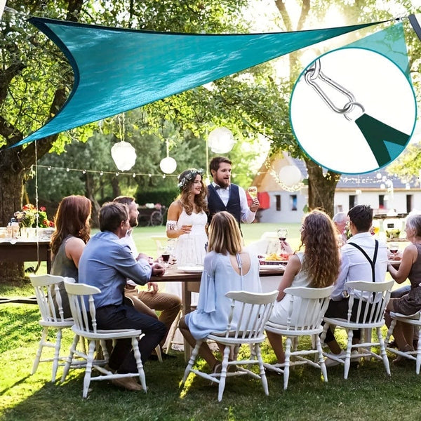 Planet Gates 40pcs 40pcs, Sun Shade Sail Hardware Kit 304 Stainless Steel For Rectangular Square Triangle Sun Shade Sail Installation Patio Lawn And Garden, Heavy Duty Anti-Rust Sail Shade Hardware Kit, 12.7cm