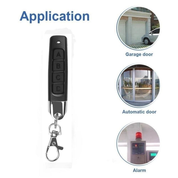 Planet Gates 40PCS 50-10PCS Remote Control 433MHz Car Key Garage Door Gate Opener Remote Control Duplicator Clone Cloning Code 4-Button Transmitter