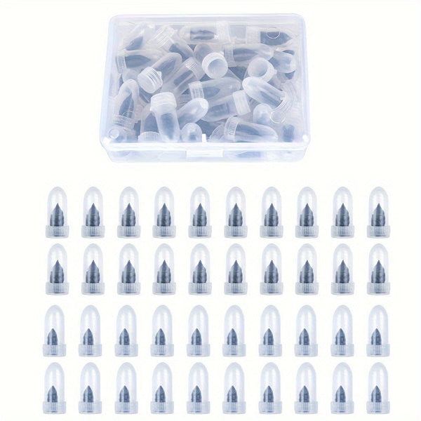 Planet Gates 40pcs/box Long Lasting Durability 40pcs Car Tire Repair Rubber Nail, Tire Repair Screw, Tire Rapid Repair Rubber Nails, Vacuum Tire Repair Nail Fast Repair Tool (20pcs S+20pcs L)