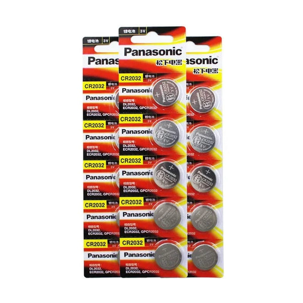 Planet Gates 40PCS Panasonic CR2032 3 Alkaline V Batteries For Calculator Toy Watch