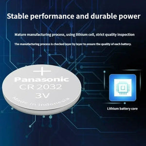 Planet Gates 40PCS Panasonic CR2032 3 Alkaline V Batteries For Calculator Toy Watch