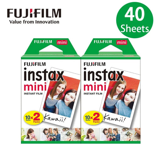 Planet Gates 40sheets / CHINA Fujifilm Instax Mini 12 9 Film White Edge 10 20 40 60 100 Sheets/Packs Photo Paper for Fuji Instant Camera 8/7s/11/25/50/90/sp-2