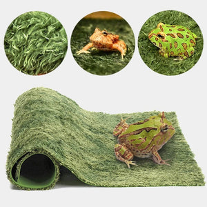 Planet Gates 40x60cm Thicken Double Layer Reptile Pets Moss Carpet Cushion Material Frog Tortoise Snake Lizard Mats Moisturizing Fake Lawn