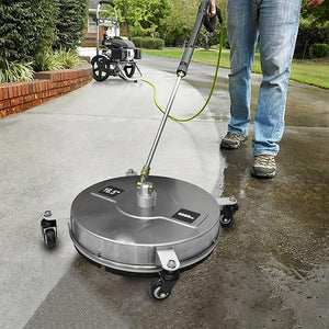 Planet Gates 41.91cm Surface Cleaner + Accessories 1pc, High Pressure Cleaning Machine Surface Cleaner, 41.91cm Stainless Steel Floor Washer, 1/4-inch Quick Connect