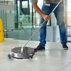 Planet Gates 41.91cm Surface Cleaner + Accessories 1pc, High Pressure Cleaning Machine Surface Cleaner, 41.91cm Stainless Steel Floor Washer, 1/4-inch Quick Connect