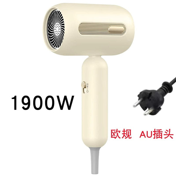Planet Gates 41 beige / EU Hair Dryer High-Speed Electric Turbine Airflow Low Noise Constant Temperature And Quick Drying Suitable For Home Salons