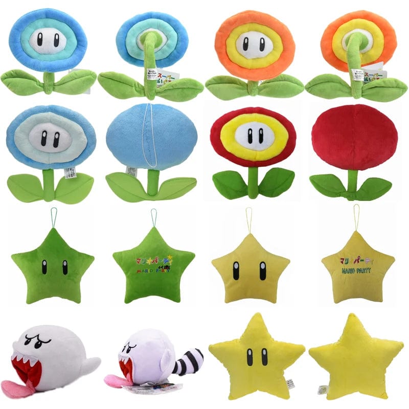 Planet Gates 41 Styles Mario Plush Toys Goomba Toad Yoshi Boo Kamek Shy Guy Nabbit Koopa Troopa Ice Flower Anime Stuffed Cartoon Peluche Doll