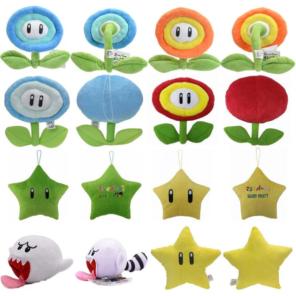 Planet Gates 41 Styles Mario Plush Toys Goomba Toad Yoshi Boo Kamek Shy Guy Nabbit Koopa Troopa Ice Flower Anime Stuffed Cartoon Peluche Doll