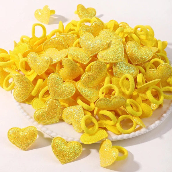 Planet Gates 4156-10 / 20pcs 20pcs Kids Elastic Hair Bands Girls Plush Ball Rubber Band For Children Sweets Scrunchie Hair Ties Clip Baby Hair Accessories