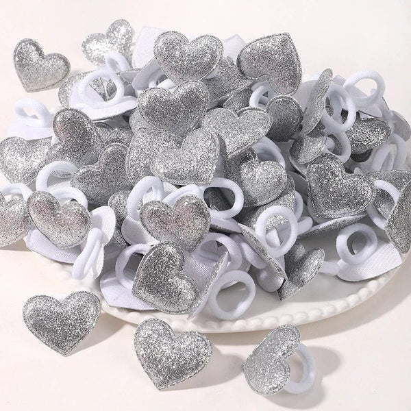 Planet Gates 4156-22 / 20pcs 20pcs Kids Elastic Hair Bands Girls Plush Ball Rubber Band For Children Sweets Scrunchie Hair Ties Clip Baby Hair Accessories