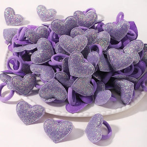 Planet Gates 4156-5 / 20pcs 20pcs Kids Elastic Hair Bands Girls Plush Ball Rubber Band For Children Sweets Scrunchie Hair Ties Clip Baby Hair Accessories