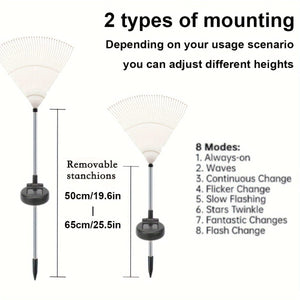 Planet Gates 420LED Solar Garden Lights Solar Firework Lights, 8Mode Lighting Solar Lights Outdoor Waterproof For Garden Patio Walkway Pathway Party Wedding Decorative 360/200/60LED