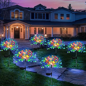 Planet Gates 420LED Solar Garden Lights Solar Firework Lights, 8Mode Lighting Solar Lights Outdoor Waterproof For Garden Patio Walkway Pathway Party Wedding Decorative 360/200/60LED