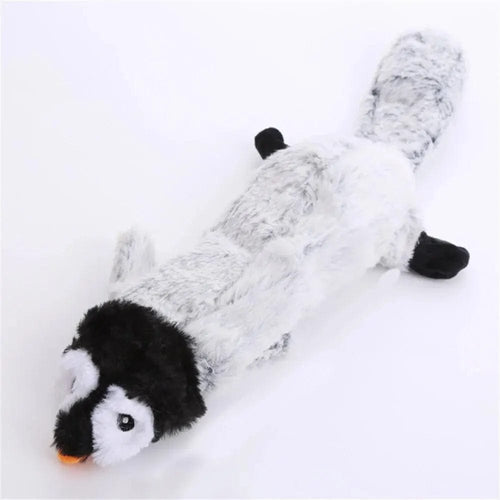 Planet Gates 42CM / E Dog Chew Toys Squeaker Squeaky Pet Dog Plush Toys Stuffingless Fox Fur Toys For Small Medium Large Dog Pets Supplies 1PC