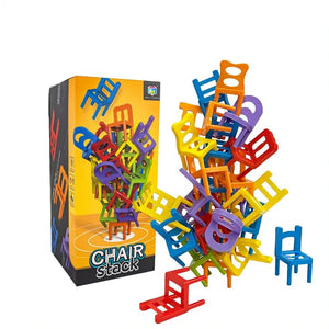 Planet Gates 42pcs 24-42pc children's puzzle folding chair toy parent-child interactive game for kids chair stack party game juego social games