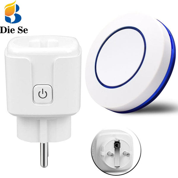 Planet Gates 433 MHZ Rf Wireless Remote Control Smart Switch Electrical Sockets 220V 16A Single Plug and Transmitter for Home Appliance Led