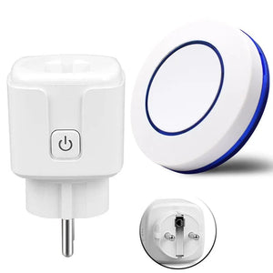 Planet Gates 433 MHZ Rf Wireless Remote Control Smart Switch Electrical Sockets 220V 16A Single Plug and Transmitter for Home Appliance Led