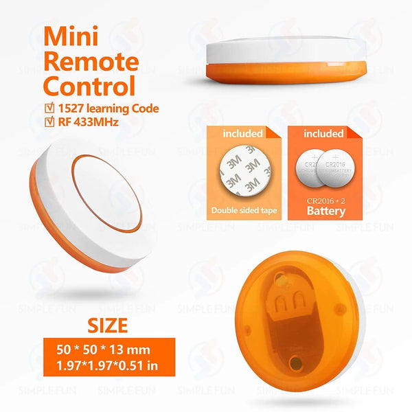 Planet Gates 433Mhz EU FR Wireless Remote Control Plug 16A 220V RF Smart Socket Mini Round Remote,Electrical Outlet for Home Appliance ON/OFF