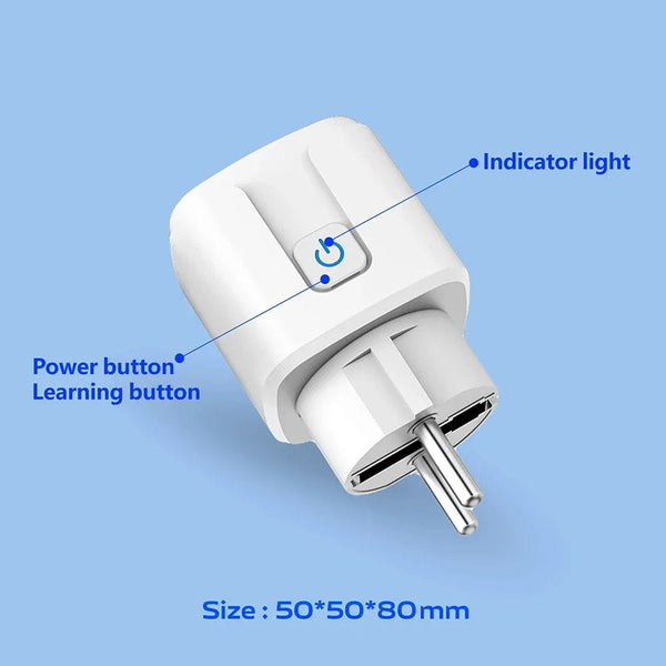 Planet Gates 433Mhz EU FR Wireless Remote Control Plug 16A 220V RF Smart Socket Mini Round Remote,Electrical Outlet for Home Appliance ON/OFF