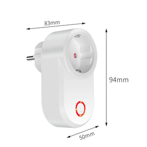Planet Gates 433MHz RF Universal Remote Electric Smart Socket with Remote Control 220V 15A EU Plug Control for Home Appliance/Lamp/Fan