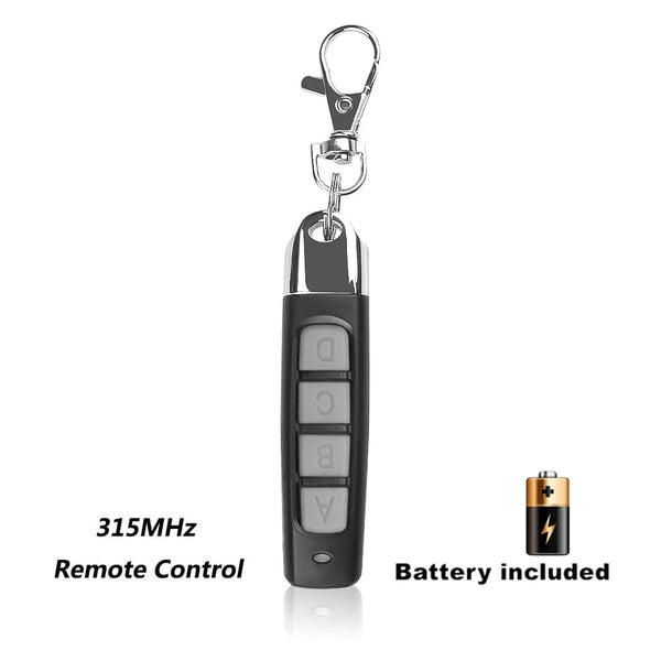 Planet Gates 433MHZ Type D Universal Cloning Remote Control 315MHZ 433MHZ 4 Channel Code Garage Gate Door Remote Control Duplicator Cloning Code Car Key