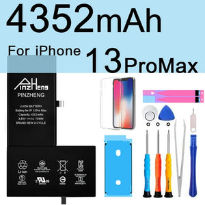 Planet Gates 4352mAh For 13ProMax PINZHENG Battery For iPhone X XR XS 11 12 13 Mini Max Pro Promax Real High Capacity Replacement Bateria Warranty One Year
