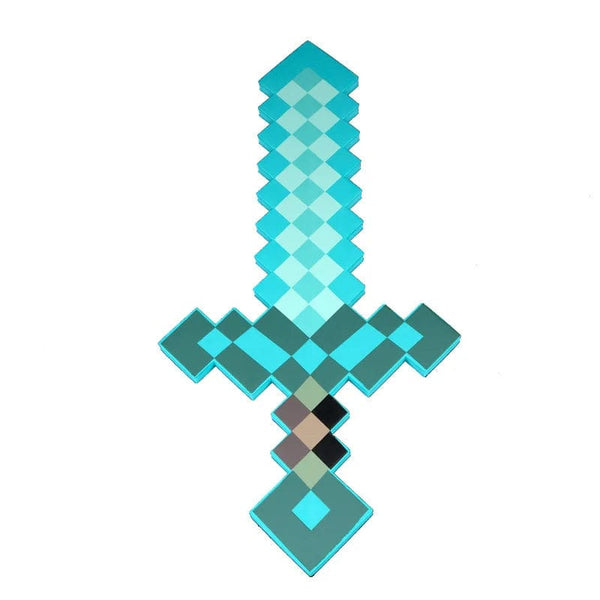 Planet Gates 45 1 foam toy Sword Minecraft, children's size role-playing accessory series, suitable for video game fans and above to collect gifts
