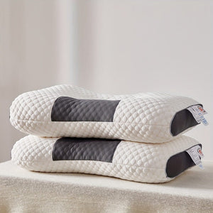 Planet Gates 45*70cm 1pc Knitted Thin Pillow With Cervical Neck Protection, Sleep Massage Pillow Core, Moisture Absorbing Breathable Antibacterial Household Bedding Pillow Suitable For Living Room, Bedroom, Home Decoration