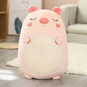 Planet Gates 45/80CM Squishy Toy Kawaii Animal Fat Dinosaur Shiba Inu Dog Pillow Plush Toys Cute Rabbit Doll Girls Bed Sleeping Cushion