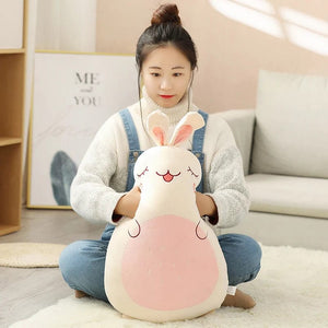 Planet Gates 45/80CM Squishy Toy Kawaii Animal Fat Dinosaur Shiba Inu Dog Pillow Plush Toys Cute Rabbit Doll Girls Bed Sleeping Cushion