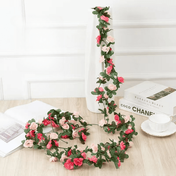 Planet Gates 45 Pink 03 1pc, Artificial Flower Vine 45 Peonies Holiday Decoration Wedding Decor Fake Flowers Bedroom Decoration Wall Hanging Wreath Botanical Holiday Spring Autumn Garden Arch Diy Fake Plant Vines, Mother'S Day Decoration