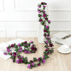 Planet Gates 45 Purple 06 1pc, Artificial Flower Vine 45 Peonies Holiday Decoration Wedding Decor Fake Flowers Bedroom Decoration Wall Hanging Wreath Botanical Holiday Spring Autumn Garden Arch Diy Fake Plant Vines, Mother'S Day Decoration