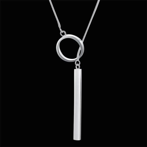 Planet Gates 45cm 18inches new 925 Sterling Silver Necklace For Women Jewelry 18 inches Creative Round Pendant fashion Christmas gifts Wedding