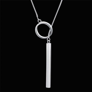 Planet Gates 45cm 18inches new 925 Sterling Silver Necklace For Women Jewelry 18 inches Creative Round Pendant fashion Christmas gifts Wedding